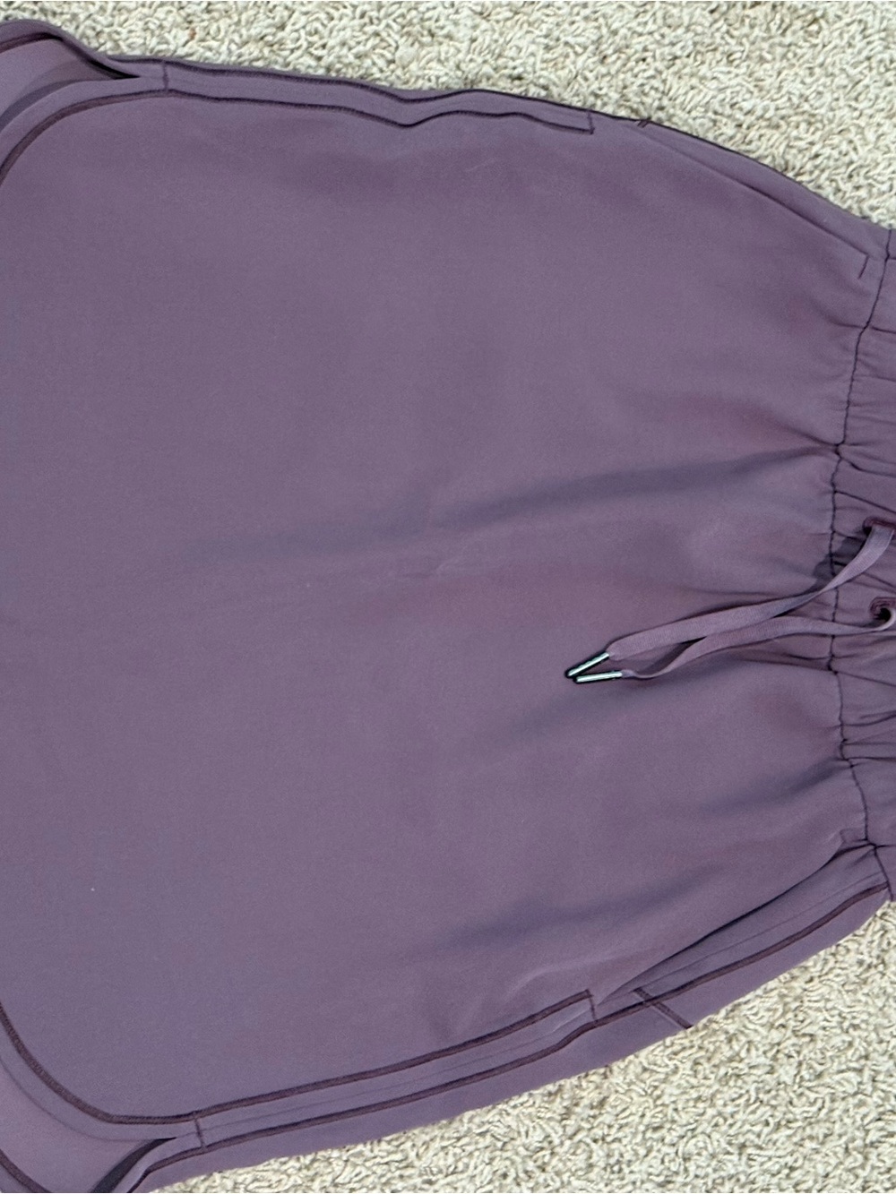 Lululemon Plum Drawstring Skirt Size 6